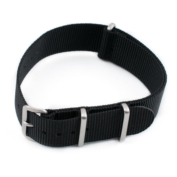 20mm STANDARD H x StrapHabit Black Watch Straps